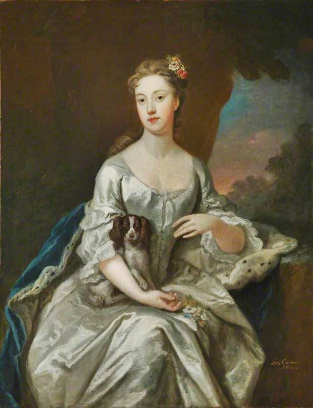 Frances Worsley, Baroness Carteret by Godfrey Kneller BT.