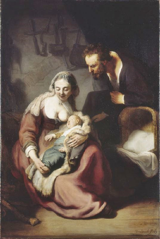 Holy Family by Rembrandt van Rijn