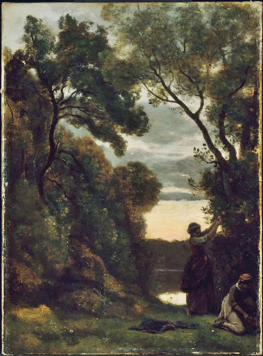 Twilight by Jean-Baptiste-Camille Corot
