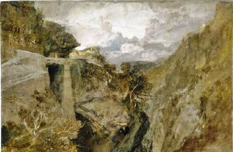 Fortified Pass, Val D’ Aosta by Joseph Turner