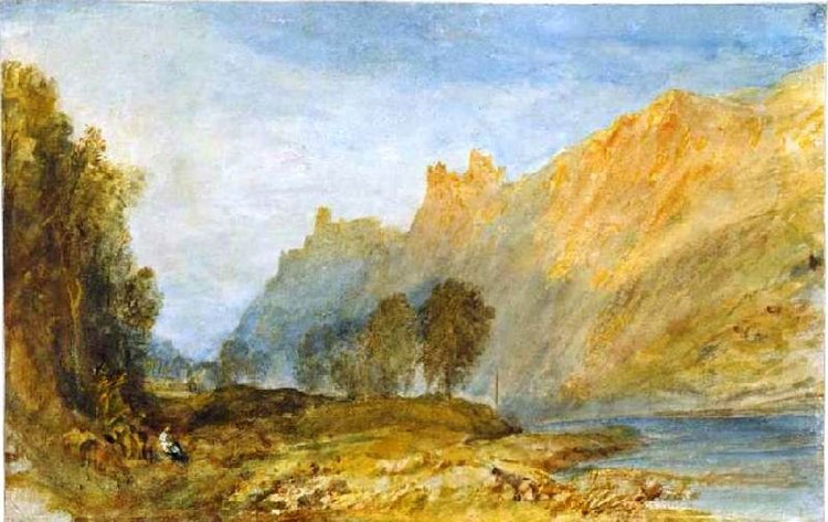 Brüderburgen On The Rhine by Joseph Turner