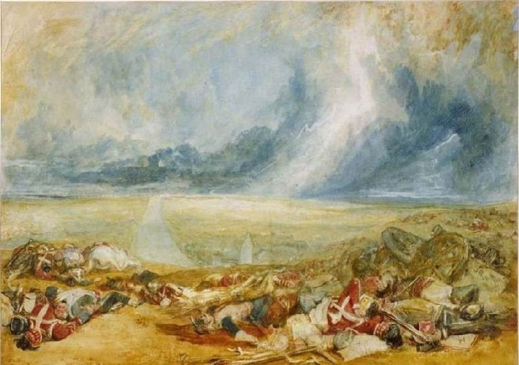 The Field Of Waterloo by Joseph Turner