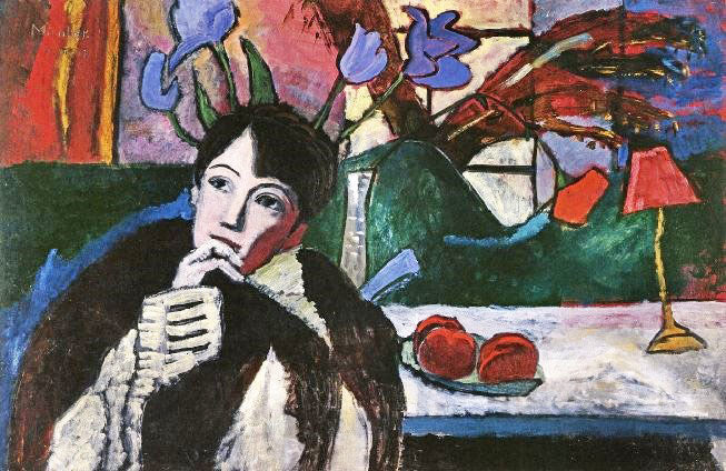 Reflecting by Gabriele Münter