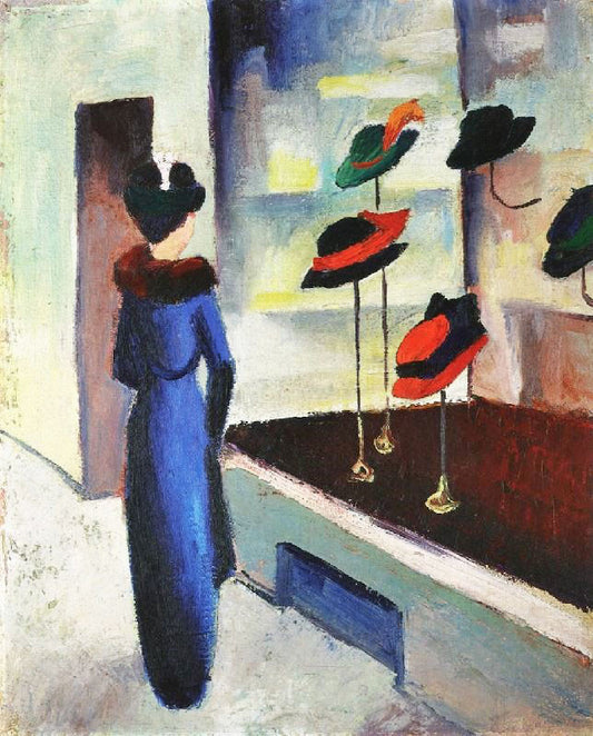 Milliner’S Shop by August Macke