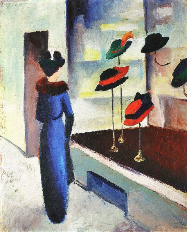 Milliner’S Shop by August Macke