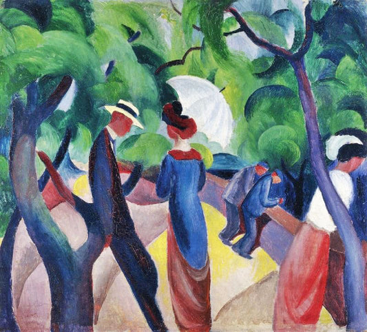 Promenade by August Macke
