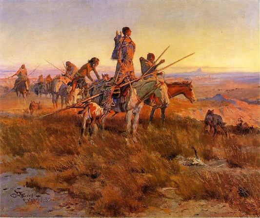 In The Wake Of The Buffalo Hunters by Charles Marion Russell