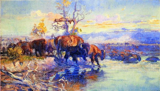 His Heart Sleeps by Charles Marion Russell