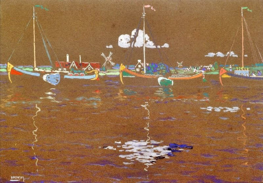 Boats by Wassily Kandinsk