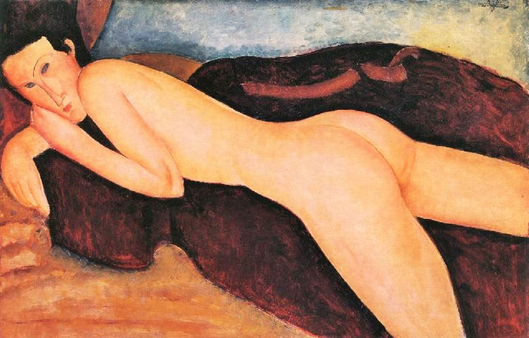 Reclining Nude From The Back by Amedeo Modigliani