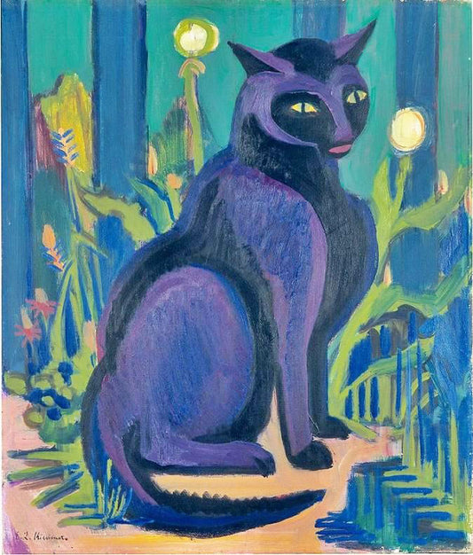 The Black Cat by Ernst Ludwig Kirchner