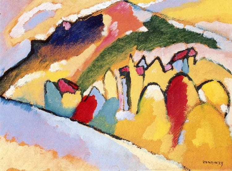 Study For Autumn Landscape I by Wassily Kandinsk