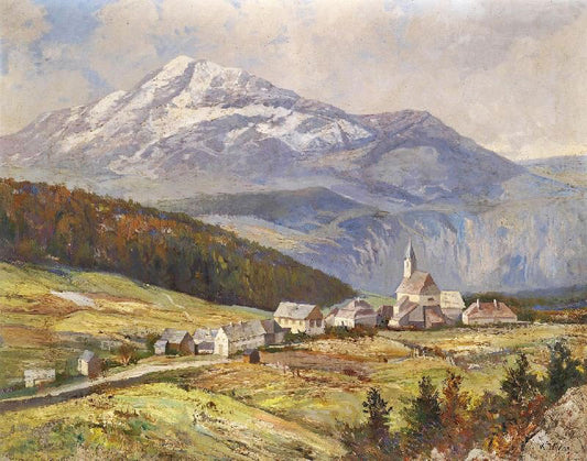Mountain Landscape by Karl Vikas