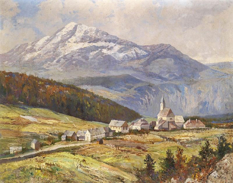 Mountain Landscape by Karl Vikas