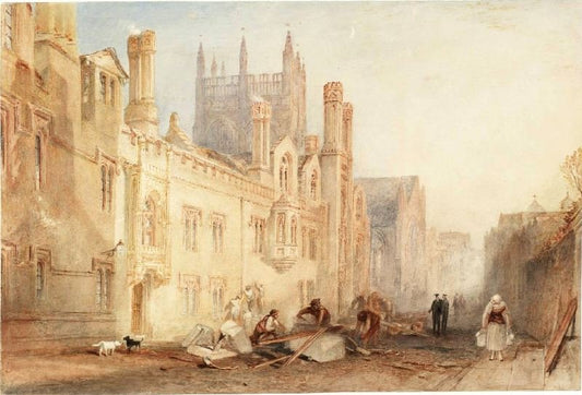 Oxford, Merton College by Joseph Turner