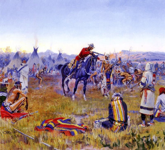 Single Handed by Charles Marion Russell