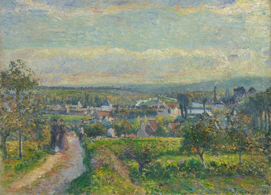 View Of Saint-Ouen-L’Aumone by Camille Pissarro