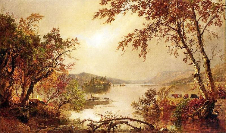 Greenwood Lake, 1875 by Jasper Francis Cropse
