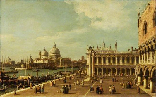 The Mole With Santa Maria Della Salute by Canaletto