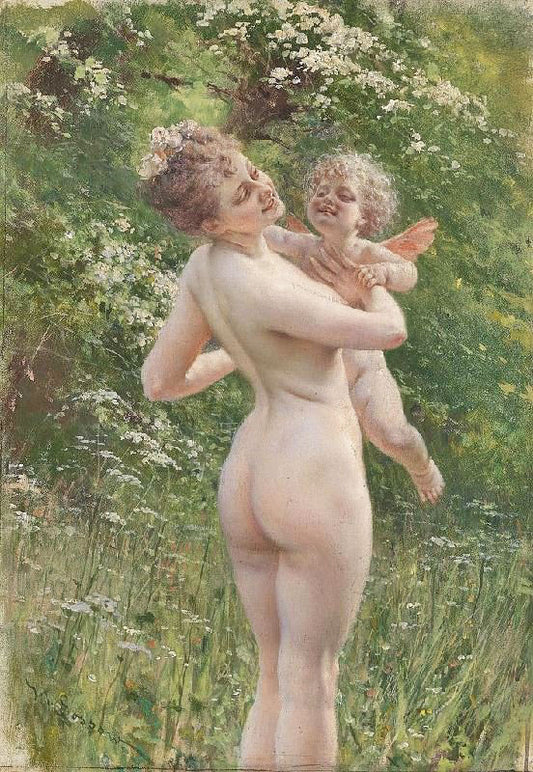 Liebesgeflüster by Heinrich Lossow