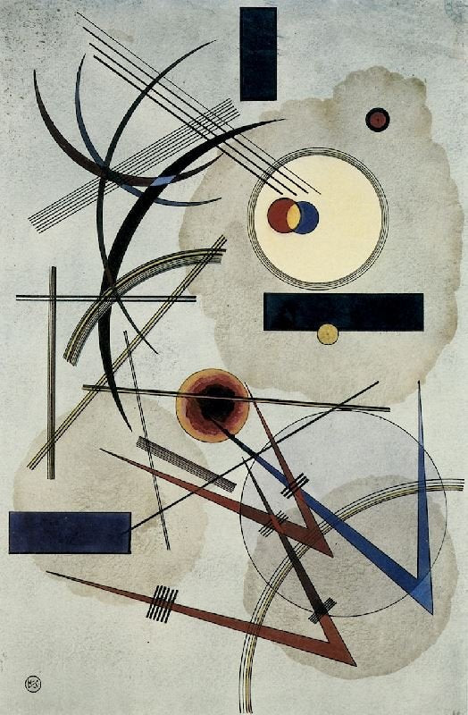 Grey-Blue by Wassily Kandinsk