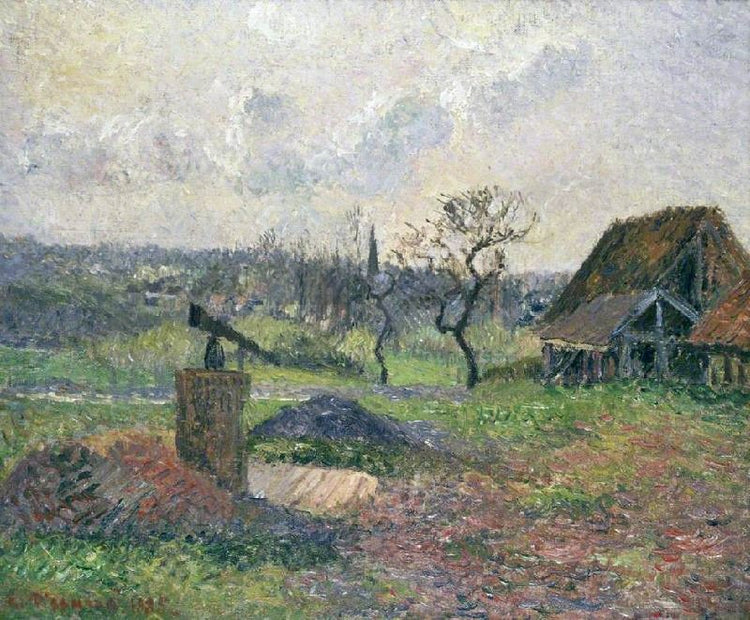 Brick Kiln, Eragny by Camille Pissarro