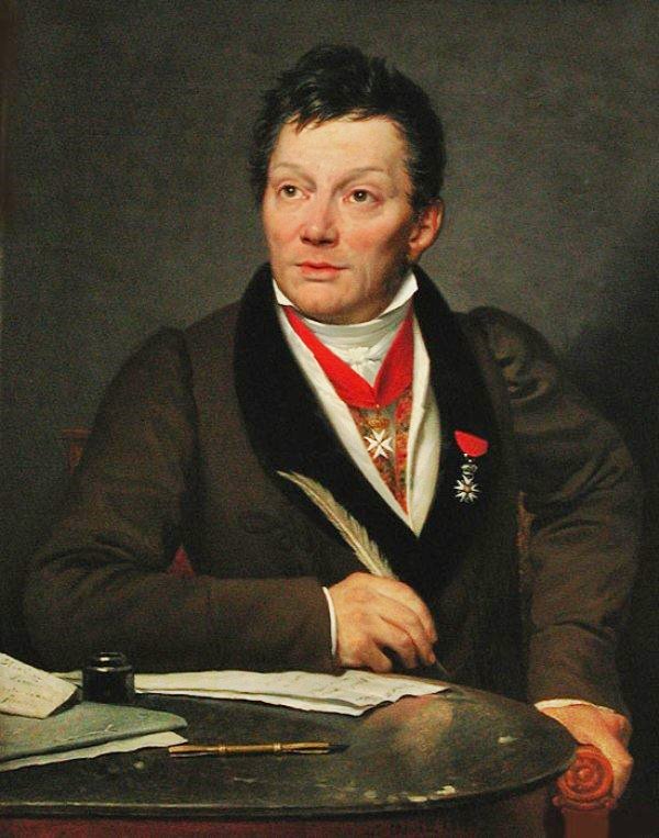 Portrait Of French Archaeologist Alexandre Lenoir (1761-1839) by Jacques-Louis David