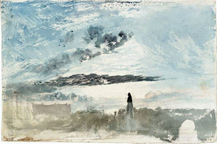 Bridge And Monument by Joseph Turner