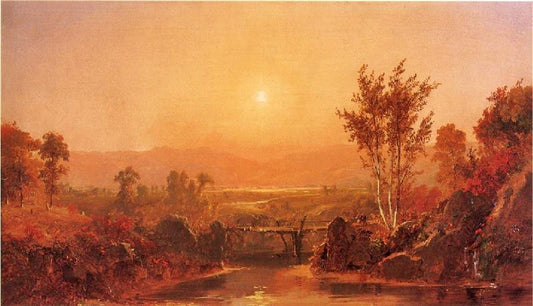 Autumn Light On The Ramapo River by Jasper Francis Cropse