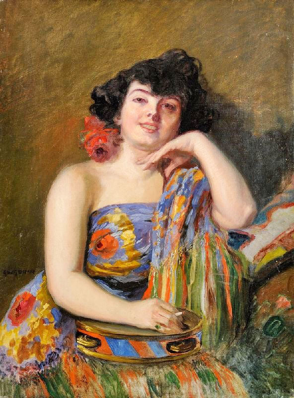 Tambourine Girl by Richard Geiger