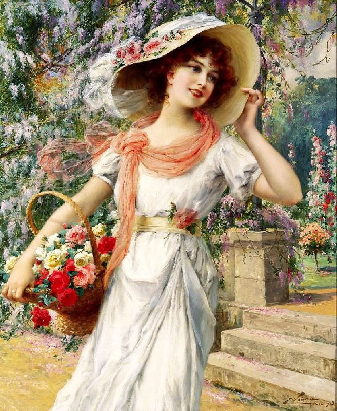 The Flower Garden by Emile Vernon