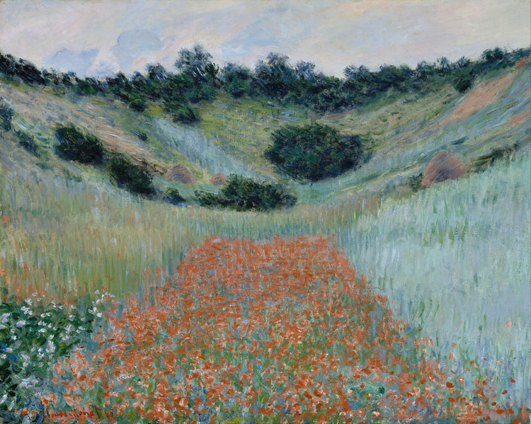 POPPY FIELD IN A HOLLOW NEAR GIVERNY