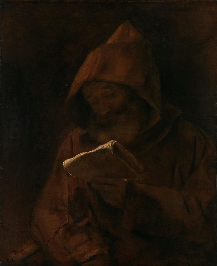 A MONK READING
