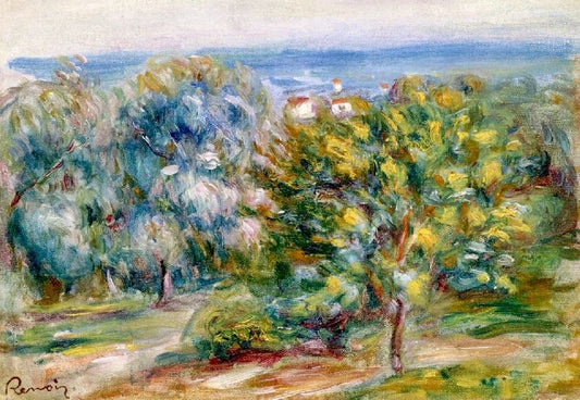 Study For Landscape Of The Midi by Pierre Auguste Renoir