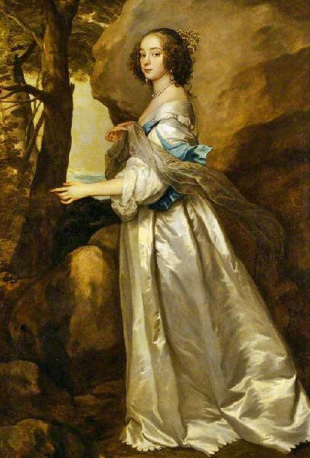Lady Frances Cranfield, Later Countess Of Dorset by Anthony van Dyck
