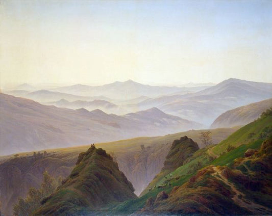 Morning In The Mountains by Caspar David Friedrich