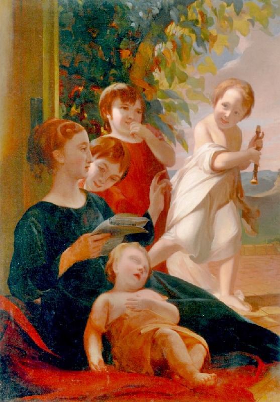 The Sully Children (Jane, Blanche, Ellen Oldmixon, Rosalie Kemble And Alfred) by Thomas Sull