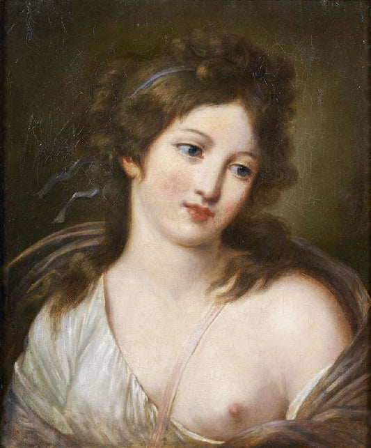 Young Girl With A Quiver by Jacques-Antoine Vallin