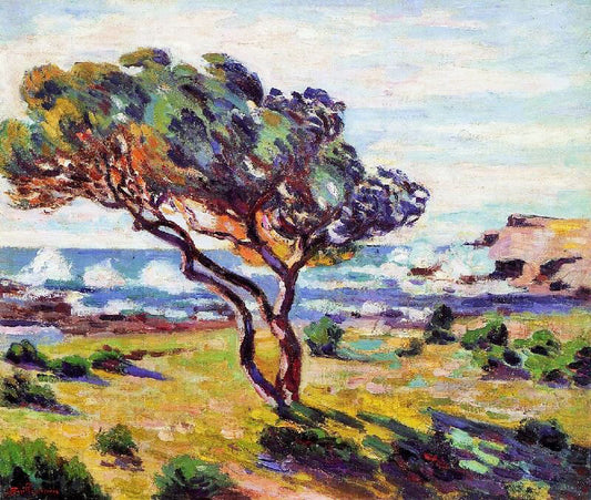 Gust Of Wind, Le Brusc by Armand Guillaumin