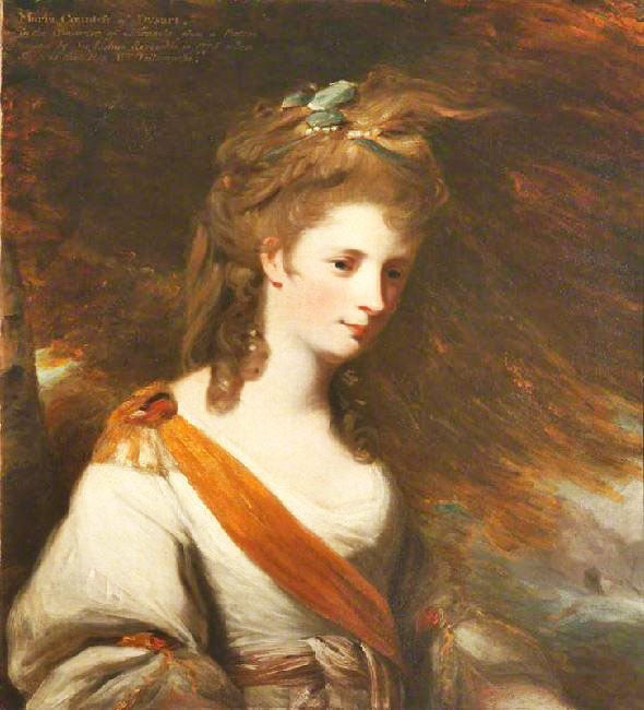 Anna Maria Lewis, Countess Of Dysart, As Miranda (After Joshua Reynolds) by John Constable
