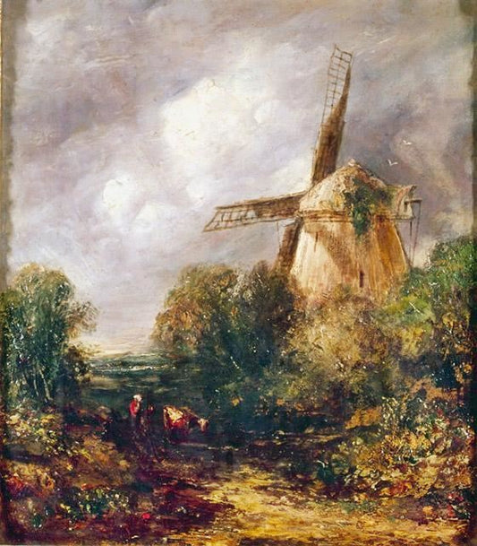 The Old Mill In Suffolk by John Constable