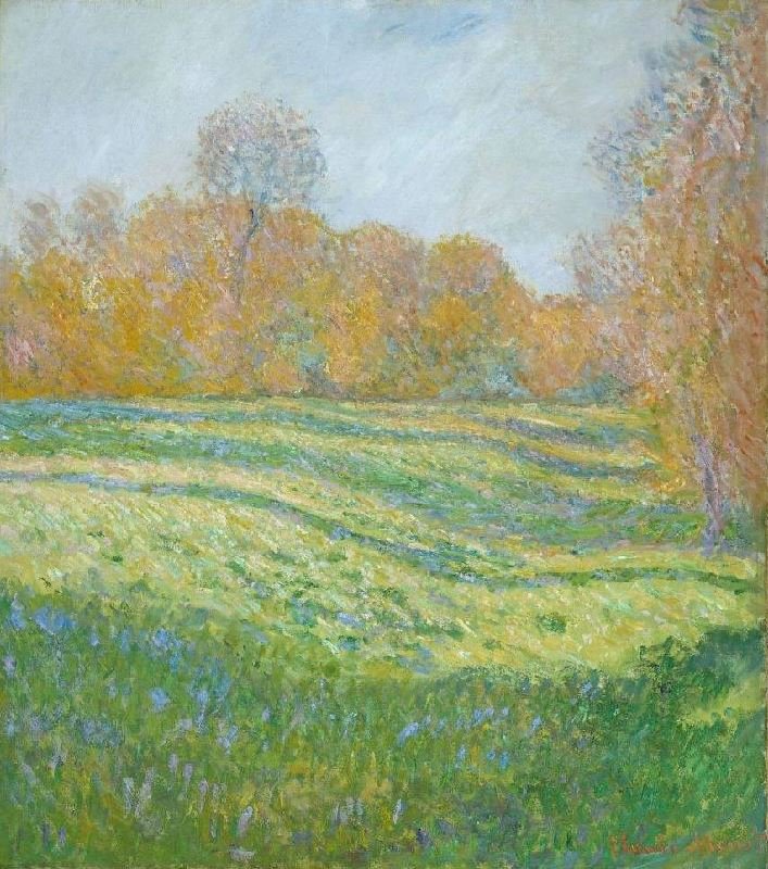 Meadow At Giverny by Claude Oscar Monet