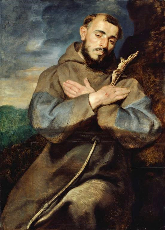 Saint Francis by Peter Paul Rubens
