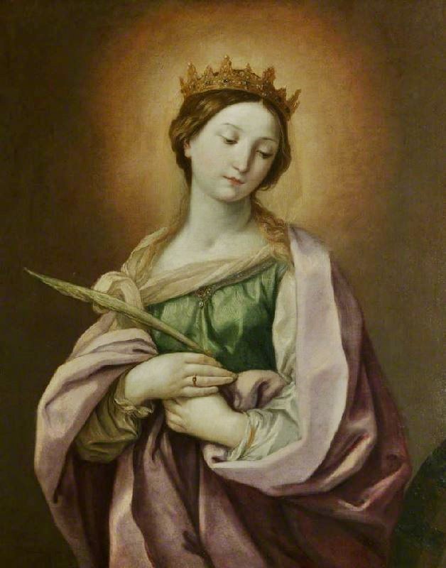 Saint Catherine, 1640 by Guido Reni