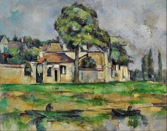 Banks Of The Marne by Paul Cézanne