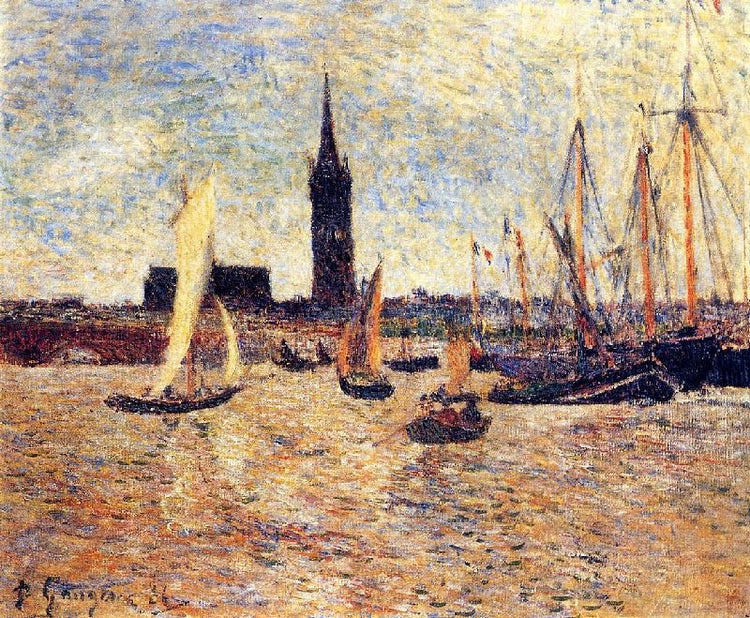 Bordeaux Harbor by Paul Gauguin