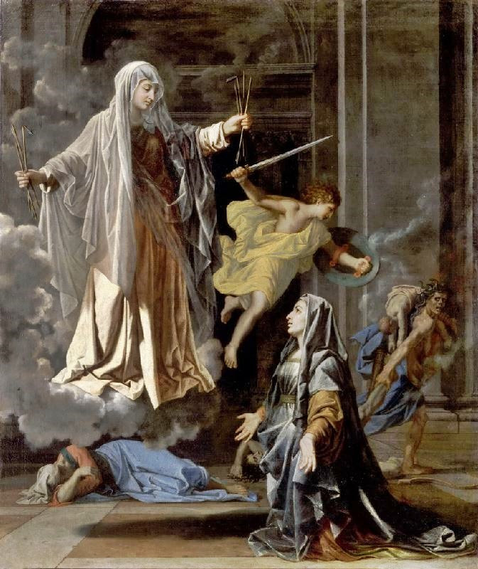 Santa Francesca Romana by Nicolas Poussin