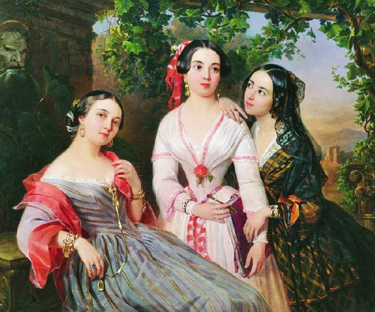 Three Sisters by Pimen Orlov