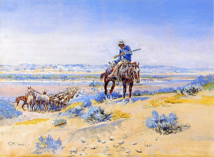 Changing Horses by Charles Marion Russell