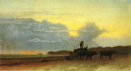 Coastal View, Newport by Albert Bierstadt